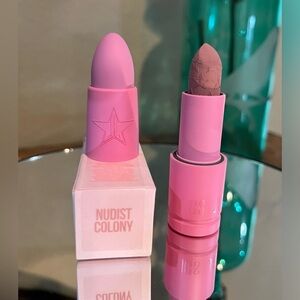 Jeffree Star Velvet Trap lipstick in color Nudist Colony. New!
